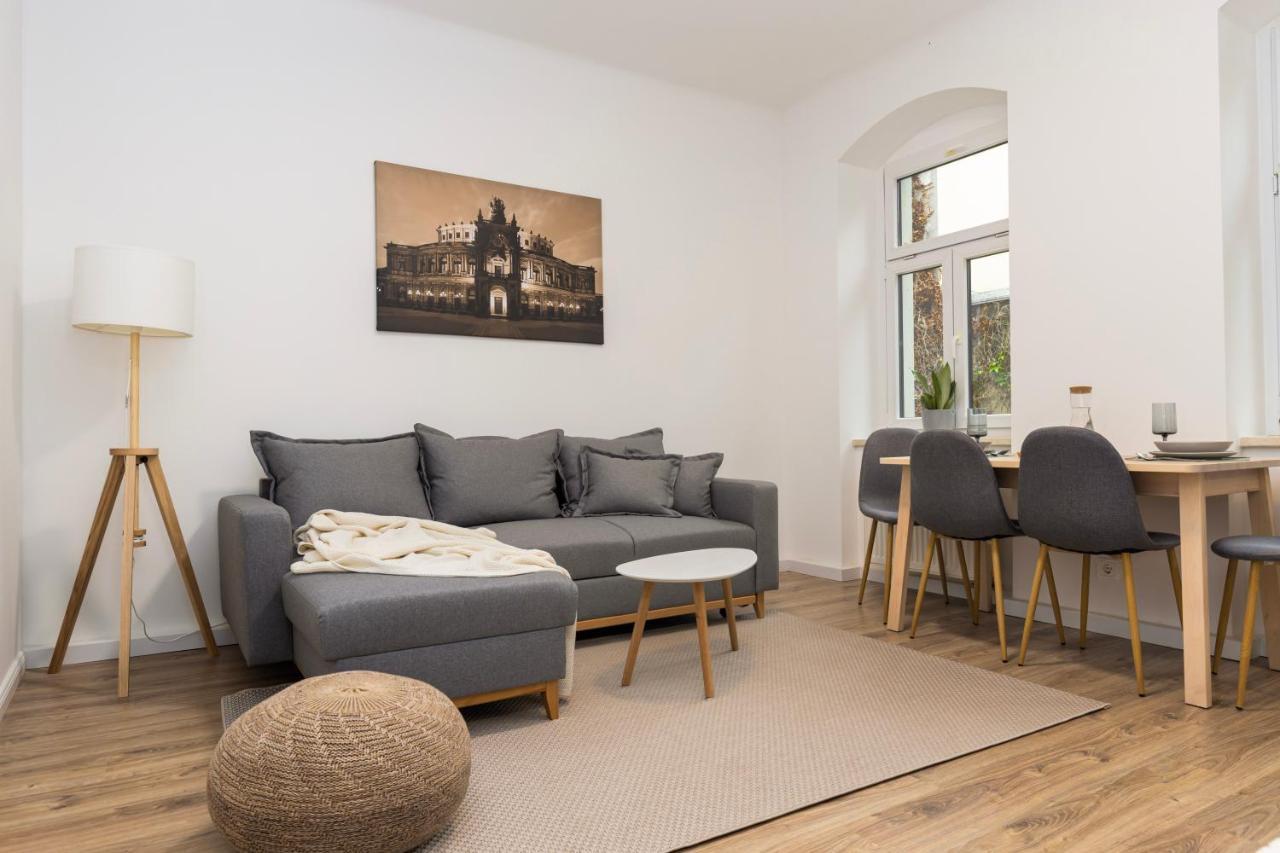Design 2R Apartment Dresden Neustadt - Garten - Elbnahe - Airport Zewnętrze zdjęcie